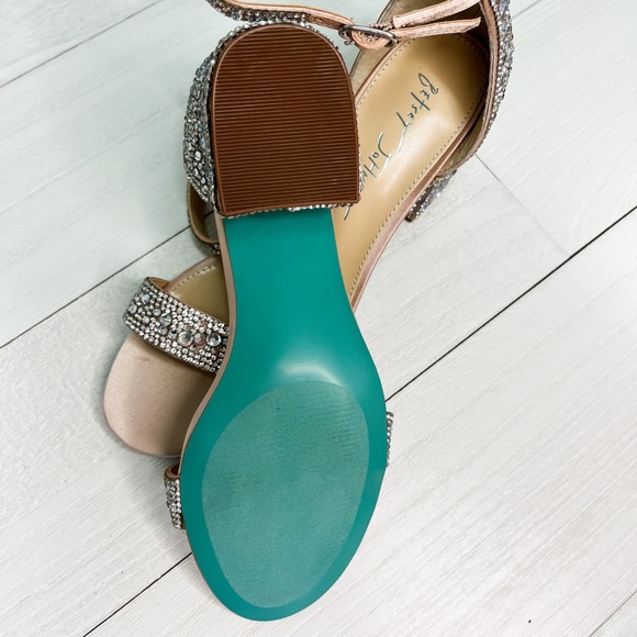 Betsy Johnson Blue Bottom Heels - Picture 2 of 3